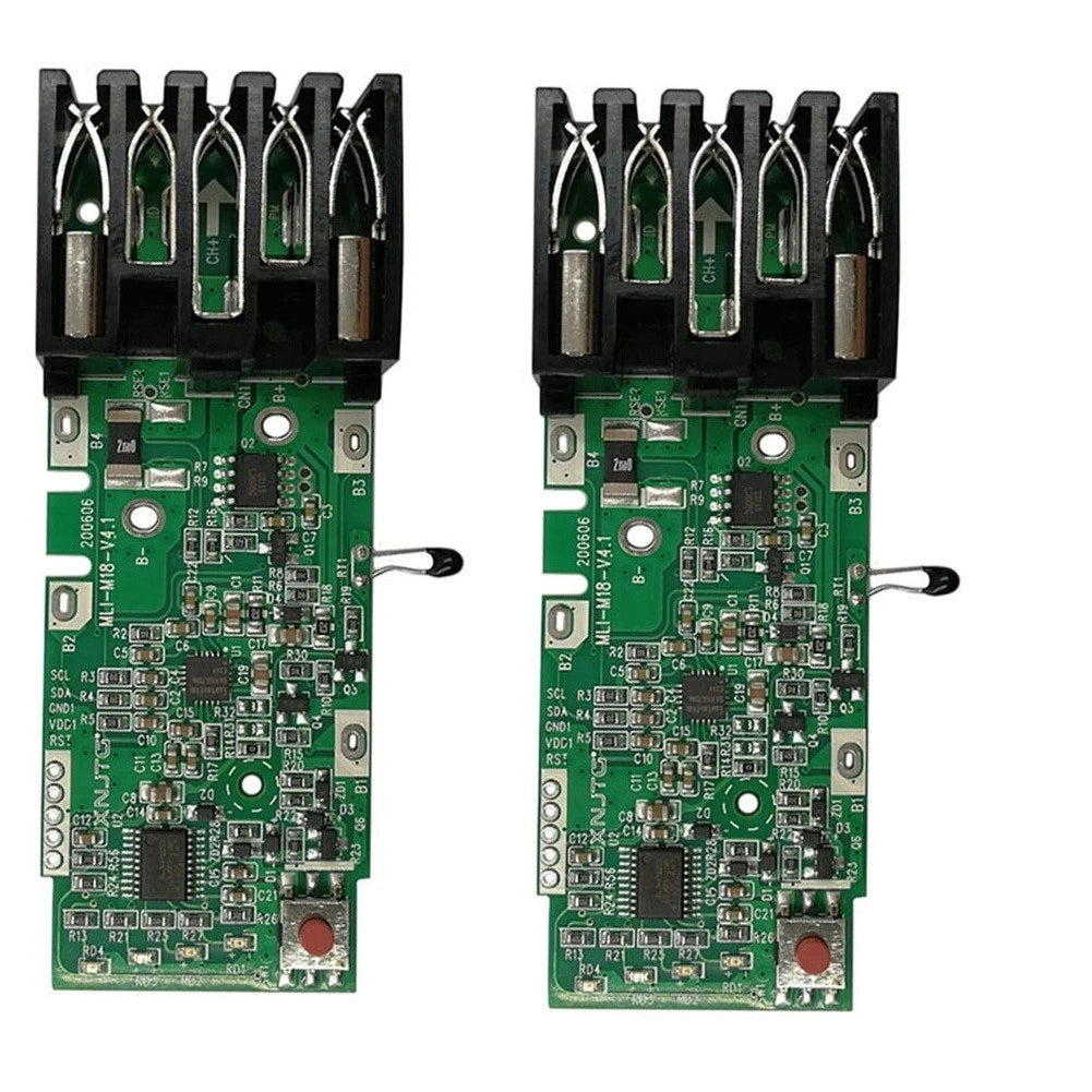 2PCS Circuit Board Charging Protection for 18V Plastic Housing