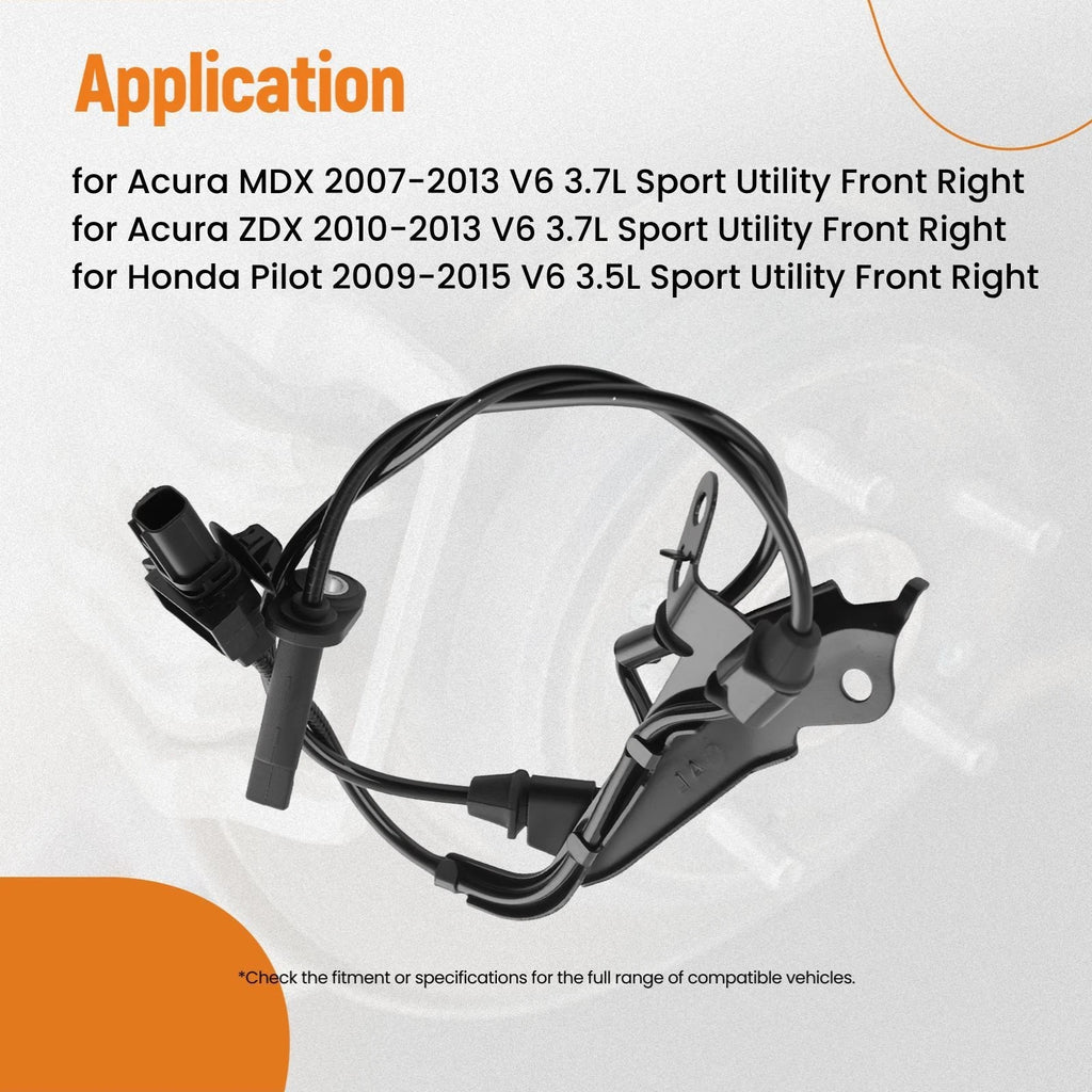ABS Speed Sensor Front Right for Honda Pilot (2009–2015)