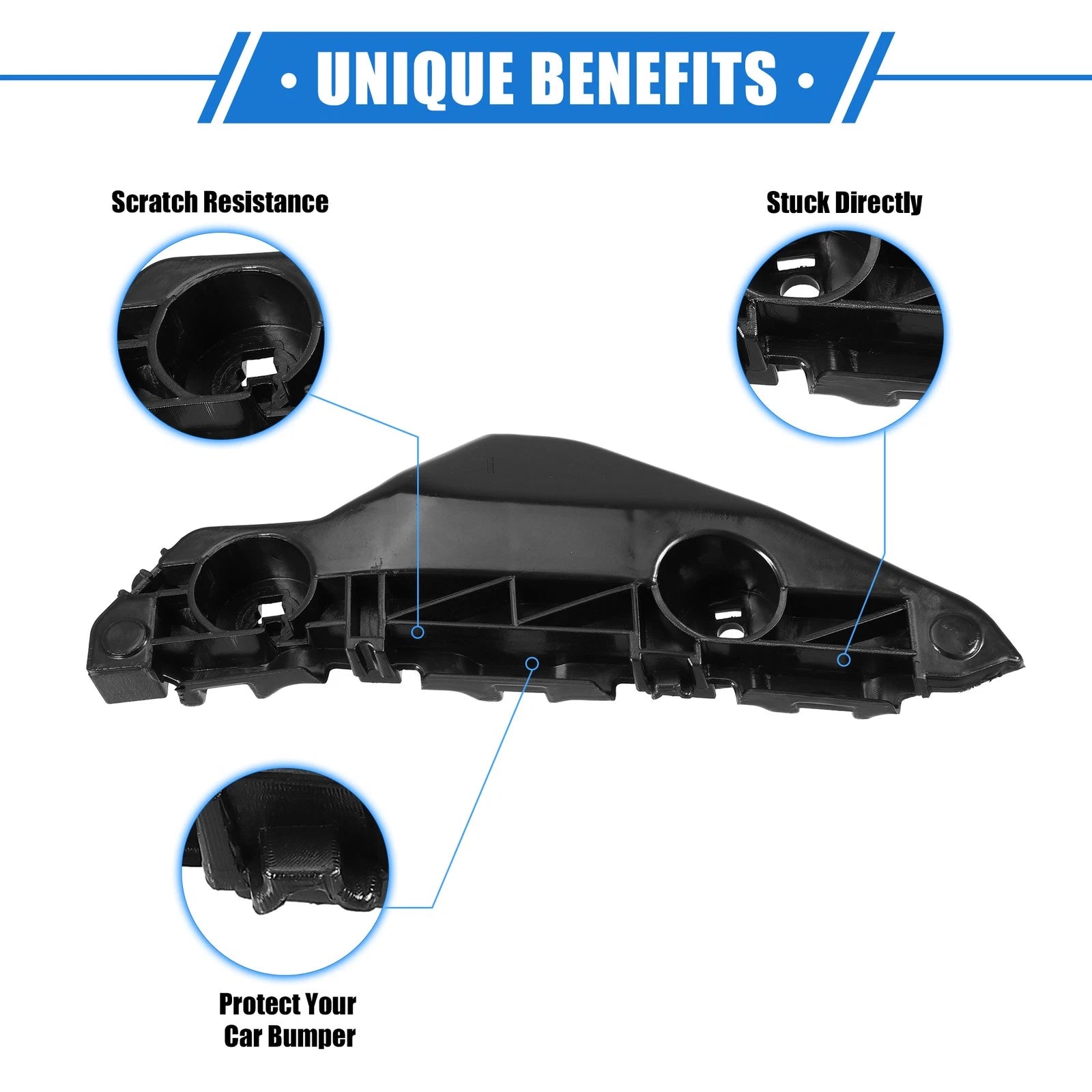 Left Bumper Mounting Support Bracket for Toyota Yaris (2007–2012)