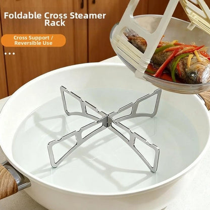 Stainless Steel Steaming Rack for Compact Cookers (11cm x 2.2cm)