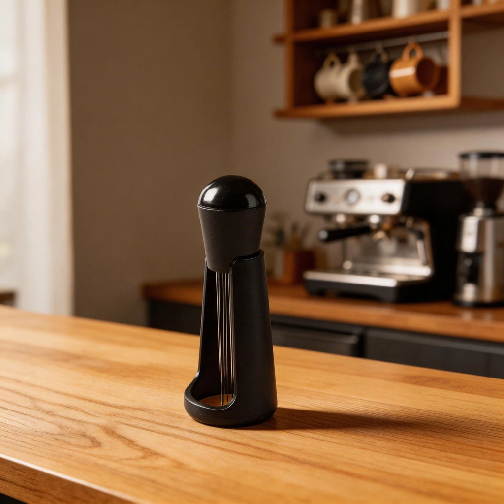Stainless Steel Espresso Tamper Tool with Stand