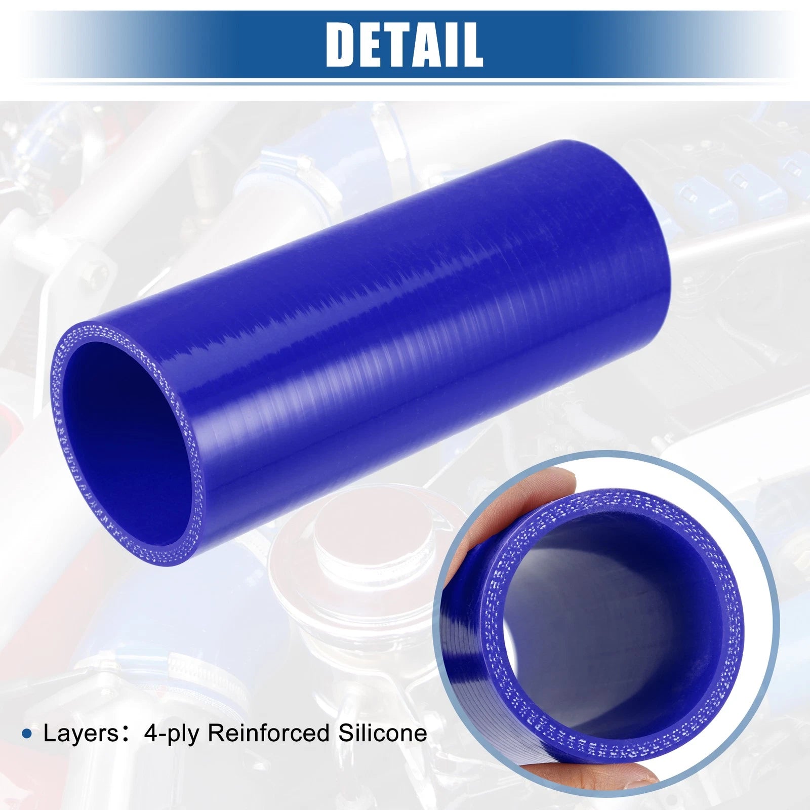 2" ID 6" Length Silicone Reducer Hose for Intercooler (Universal)