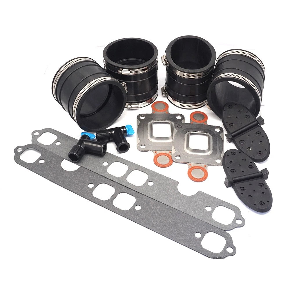 Exhaust Manifold Kit 32-14358T for MerCruiser GM V8 S.B. Dry Joint (2002–2004)