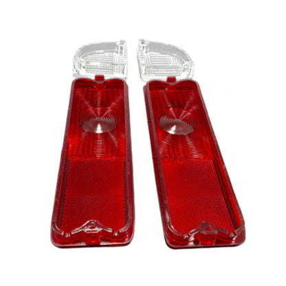 Tail Light & Reverse Lamp Lens Set for Chevy Pickup Truck (1967–1972)