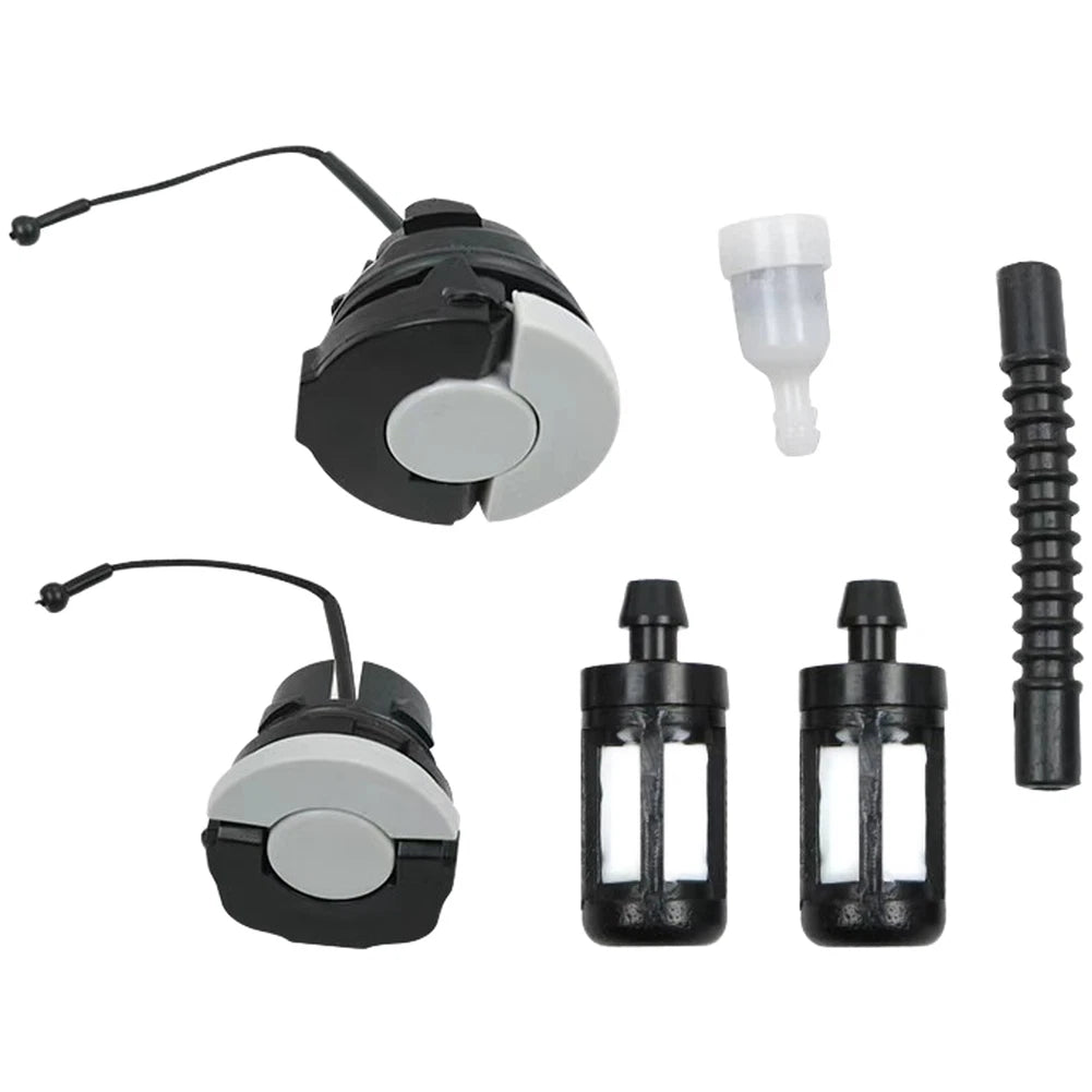 6pc Oil and Fuel Cap Set for Stihl Chainsaw MS250 MS251 MS381 MS382