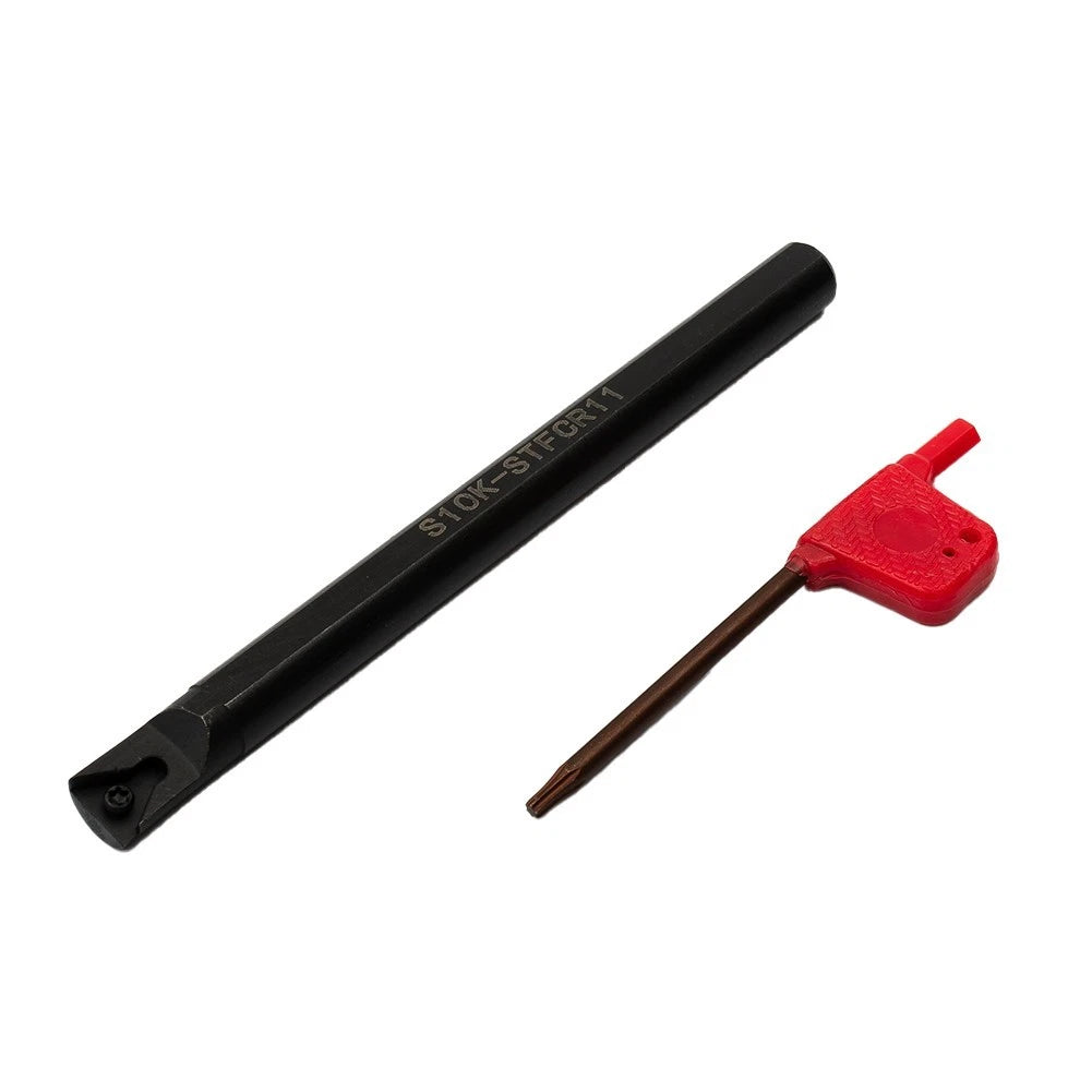 Lathe Internal Turning Tool Holder Boring Bar + TCMT110204 Inserts for S10K-STFCR11