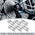 10 Speed Chain Master Link Connectors Silver Tone Pair for Bike Bicycle MTB