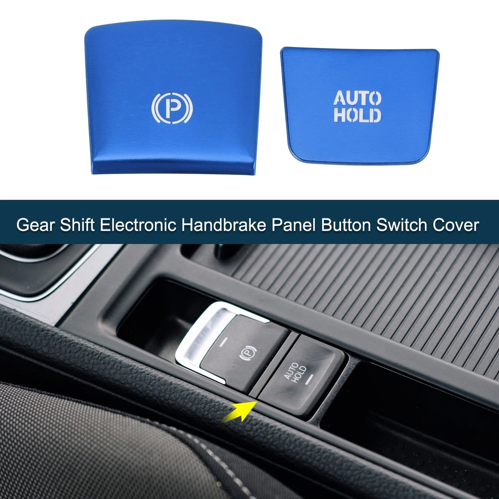 Gear Shift Handbrake Button Switch Cover Replacement for Hyundai Santa Fe (2019–2021)