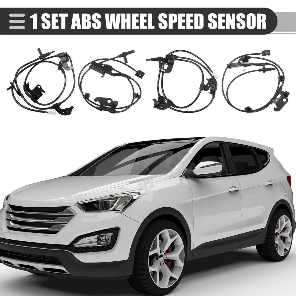 ABS Wheel Speed Sensor Front Rear 4Pcs for Toyota RAV4 4WD (2008–2012)