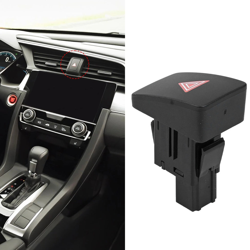 Center Console Hazard Switch Button Assembly for Honda Civic