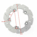 Rear Brake Disc Rotor for Suzuki AN 250 (2001–2002), AN 400 (2001–2006), Kawasaki SC250 (2006)