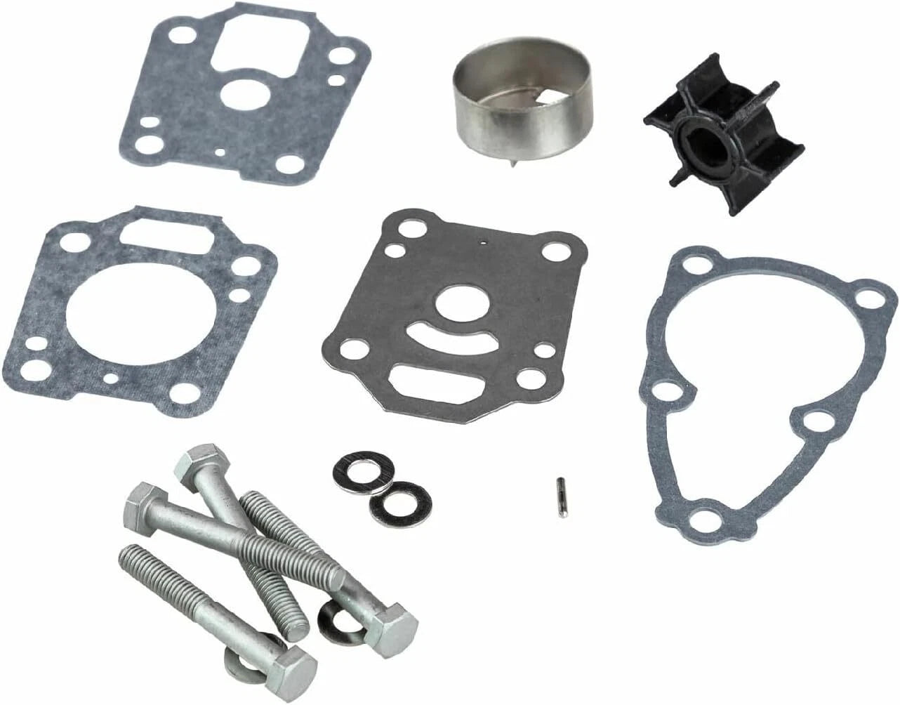 Water Pump Repair Kit 369-65016 369-87322 for Tohatsu Nissan 4-6 HP Outboard