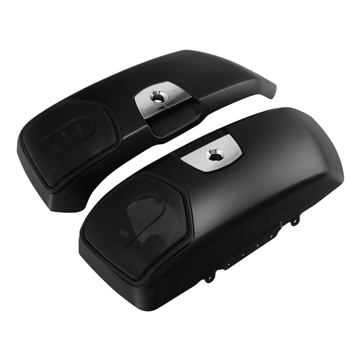 Matte Black Saddlebags Lids Covers for Indian Chieftain Dark Horse (2019–2025)