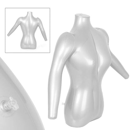 PVC Inflatable Mannequin Top Torso Model Accessories for Display