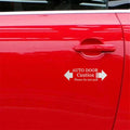 1PC Automatic Door Caution Decal for Universal Vehicles (2010–2023)