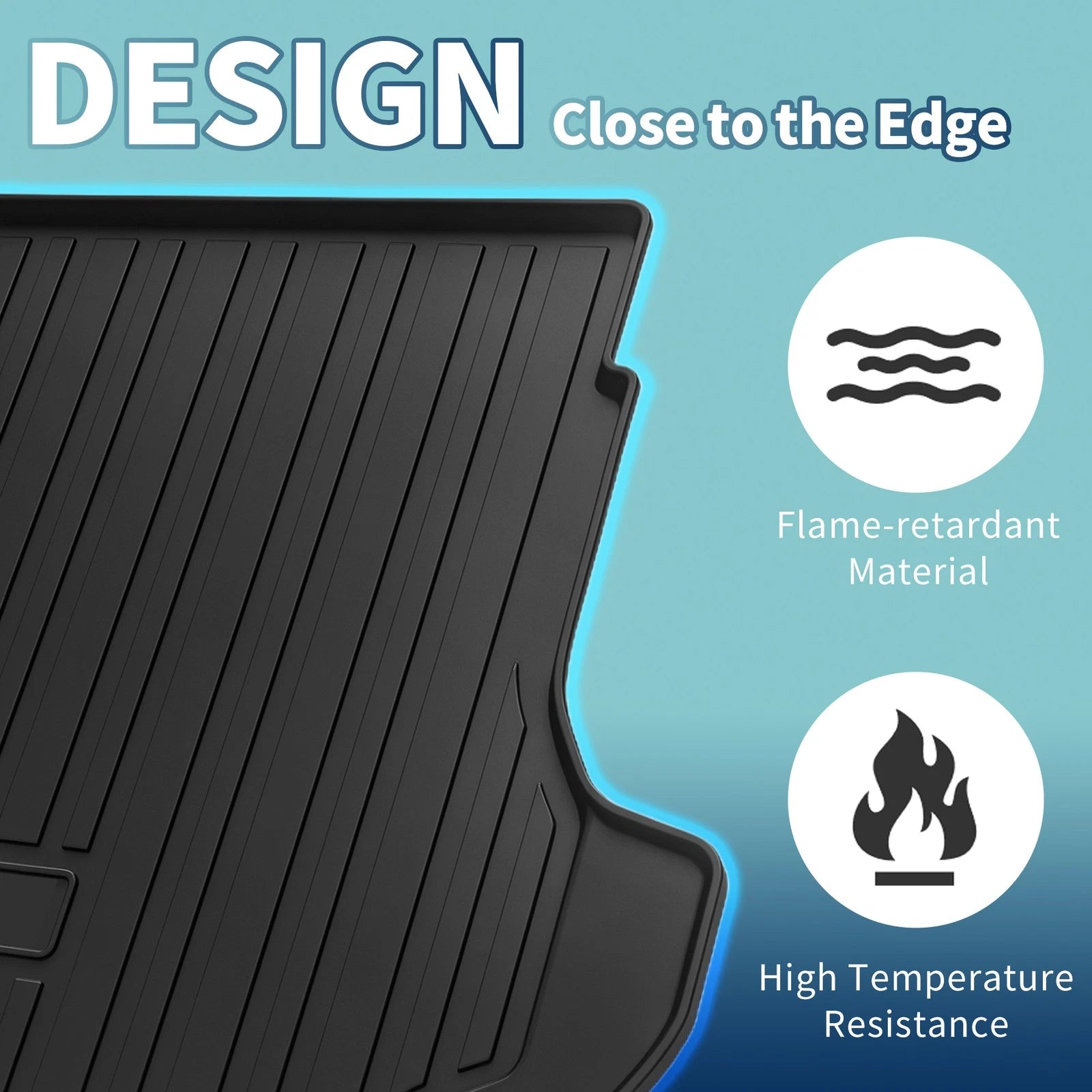 Cargo Liner Rear Trunk Mat TPE Replacement for Honda CR-V (2007–2011)