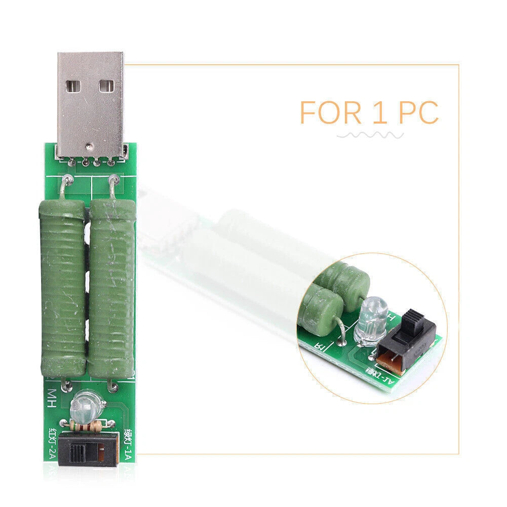 USB Load Power Resistors Module 1A 2A for Mobile Devices