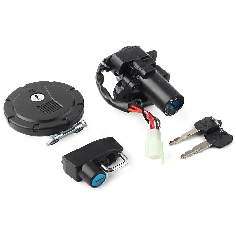 1 Set Ignition Switch Fuel Gas Cap Lock Fit Kawasaki KLX250/250S/SF KLX125 KL250