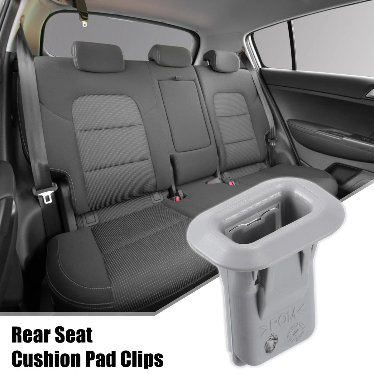 Rear Seat Cushion Pad Clips Set Replacement 2 Pack for Mercedes A220 (2019–2021)