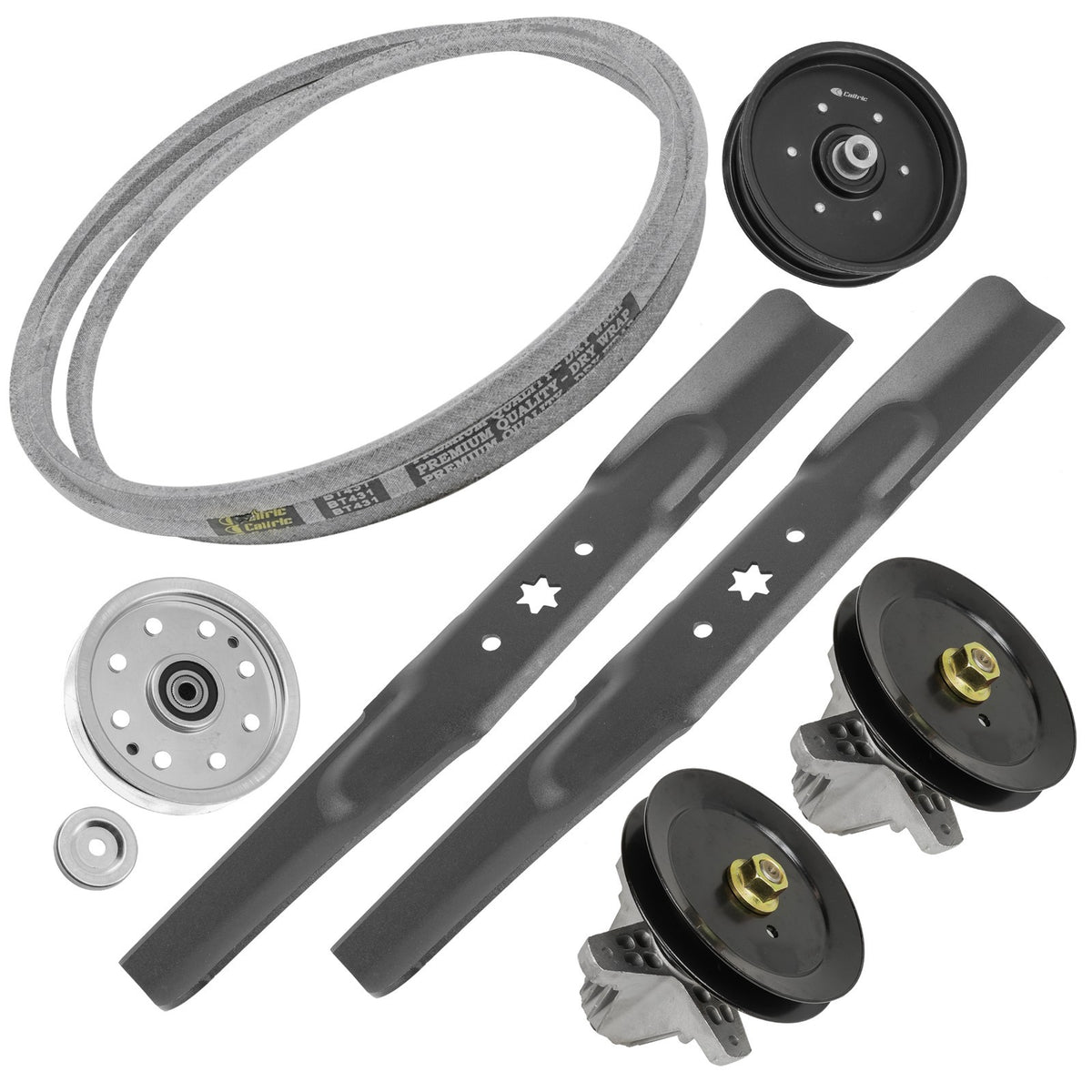 Spindle Blade Pulley and Belt Replacement for Cub Cadet RZT-L42 (2010–2018)