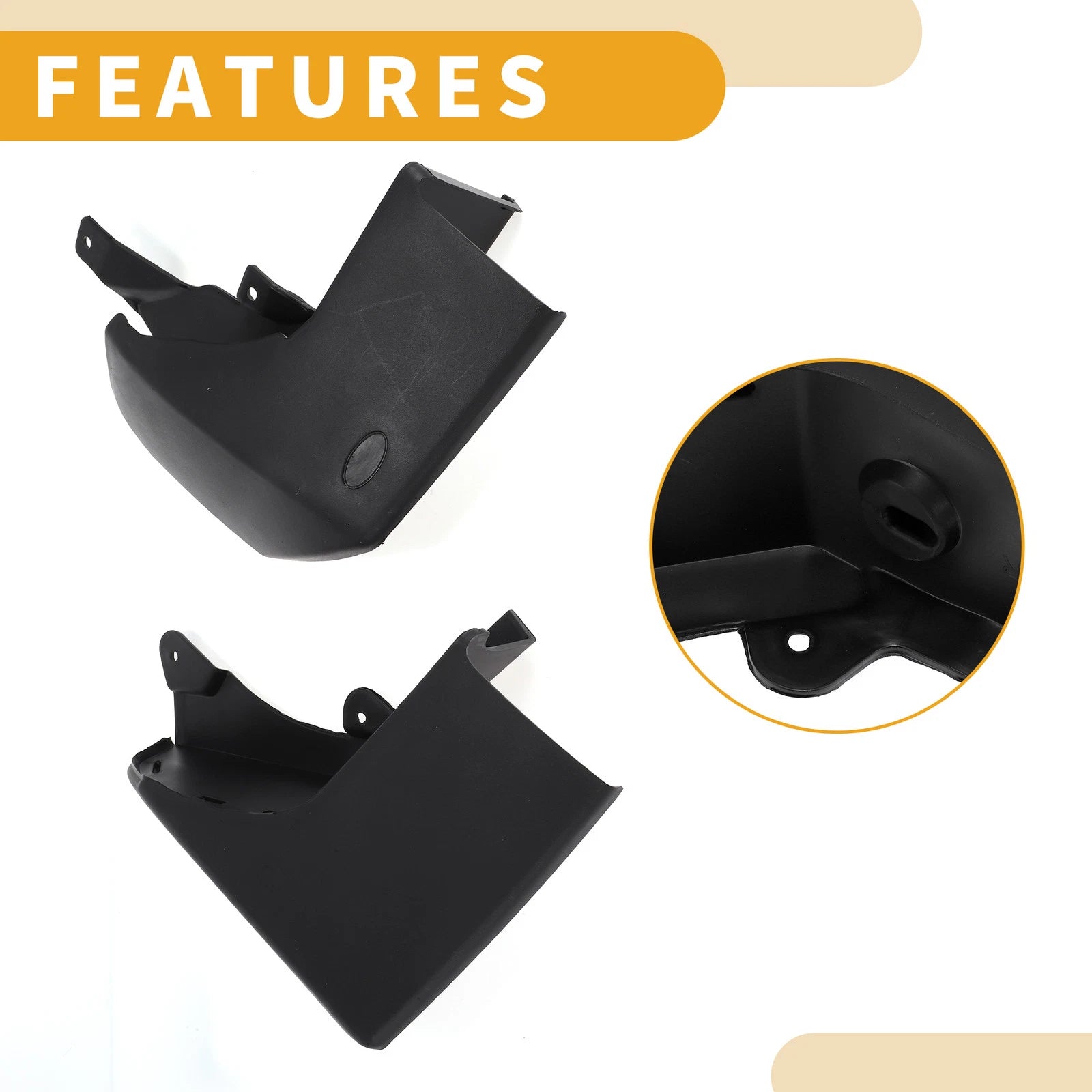 Mud Flap Splash Guard Set for Land Rover Discovery (2009–2016)