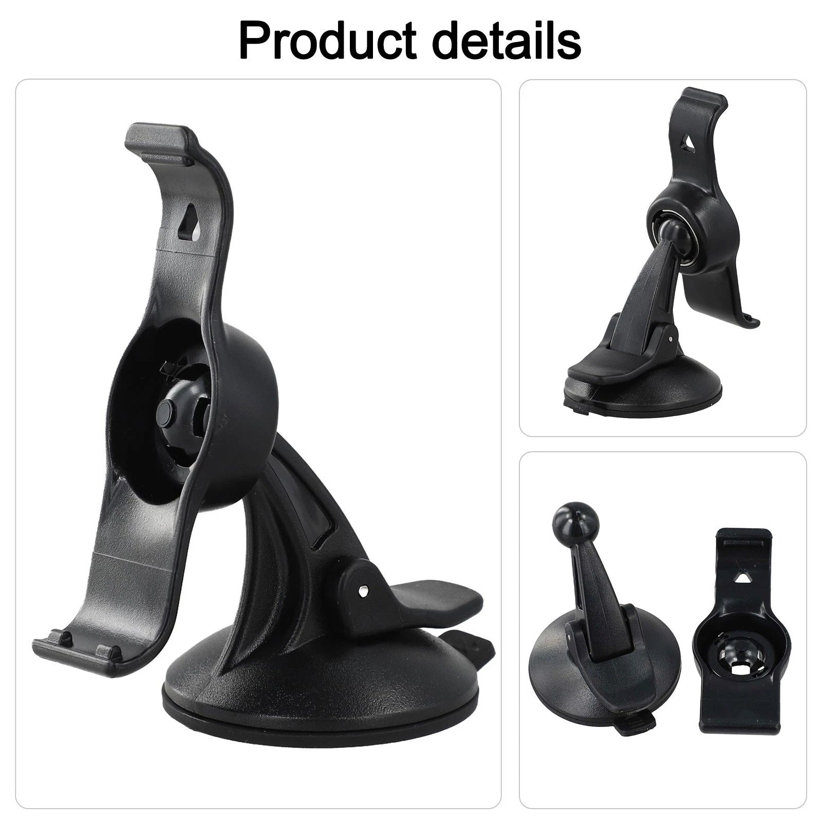 Windscreen Bracket for Car (Plastic, Black, Rotatable, Adjustable)