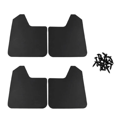 Pre Drilled Black Mud Flaps for Trucks and For SUVs Quick Installation