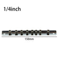 Socket Rack Holder for Tool Organizer Storage (1/4, 3/8, 1/2 inch)