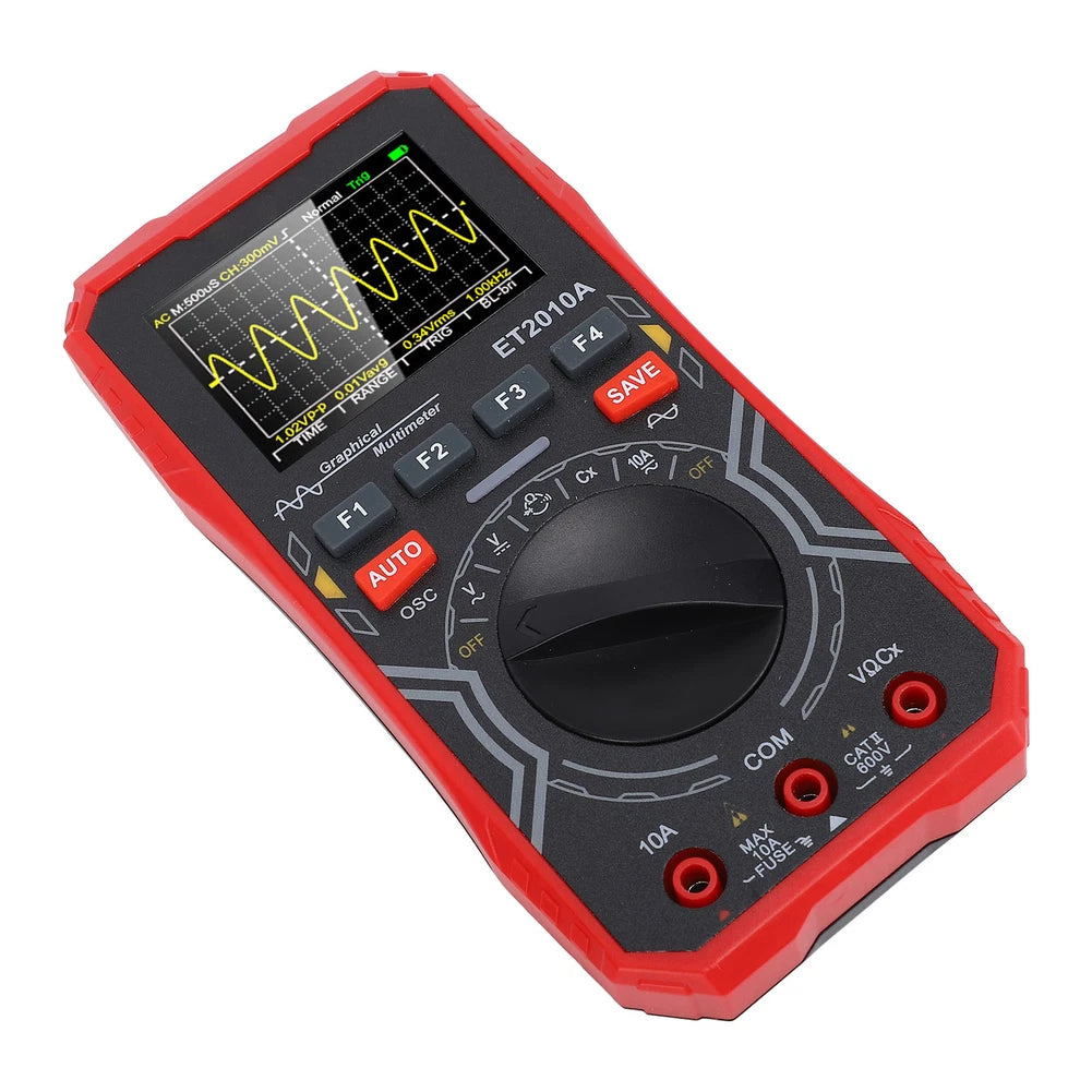 ET2010A Handheld Oscilloscope Multimeter 320x240 Color Display