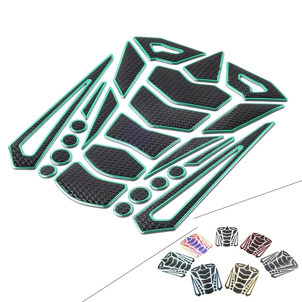 1pc Motorcycle Oil Fuel/Gas Tank Pad Cover Guard Protector Decal Sticker Grip