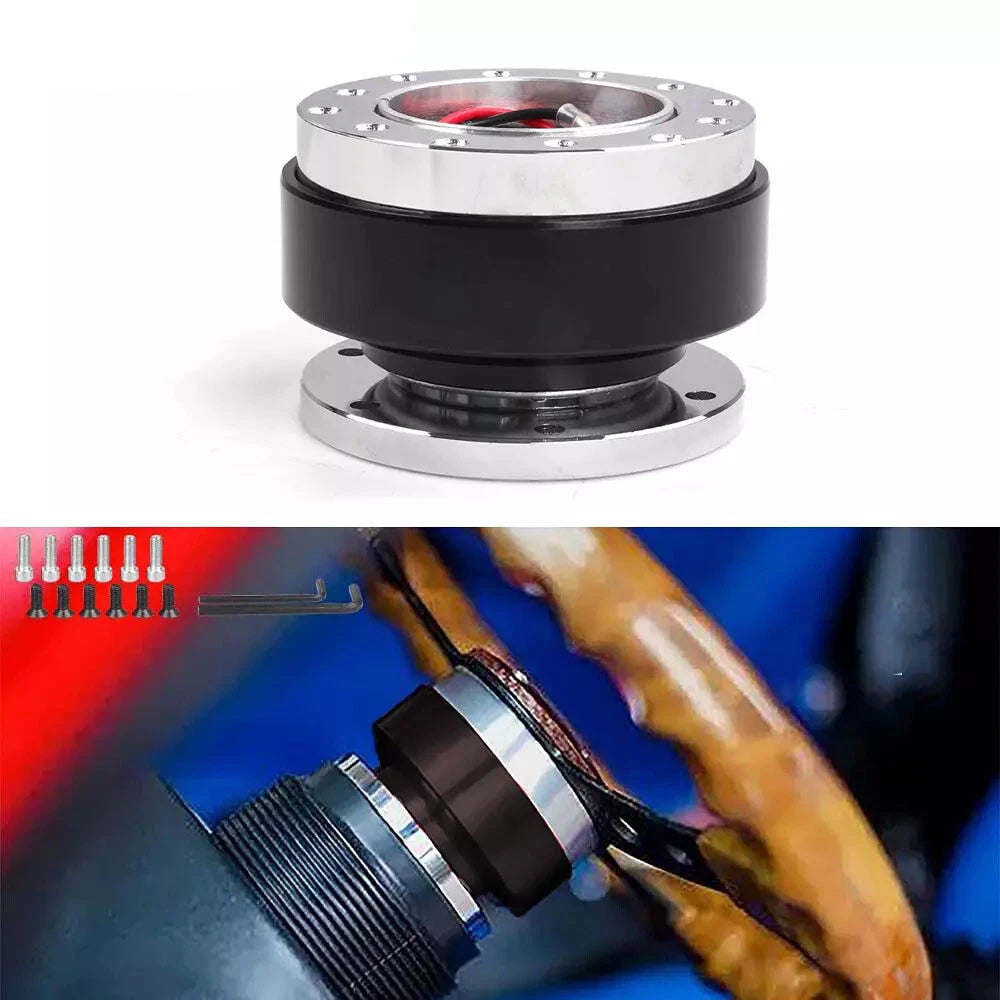 Quick Release Steering Wheel Hub Adapter for Universal Cars (2000–2023)