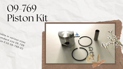 Piston Kit 0.50 with Ring for Ski-Doo Futura 400 (09-769-02)
