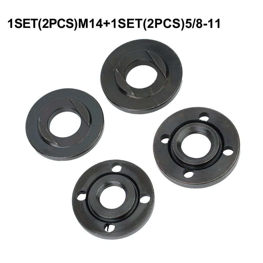 Set of 2 M14 5/8-11 Thread Angle Grinder Flange Lock Nuts