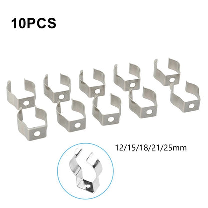 10pcs Spring Terry Clips for Tools in 304 Stainless Steel