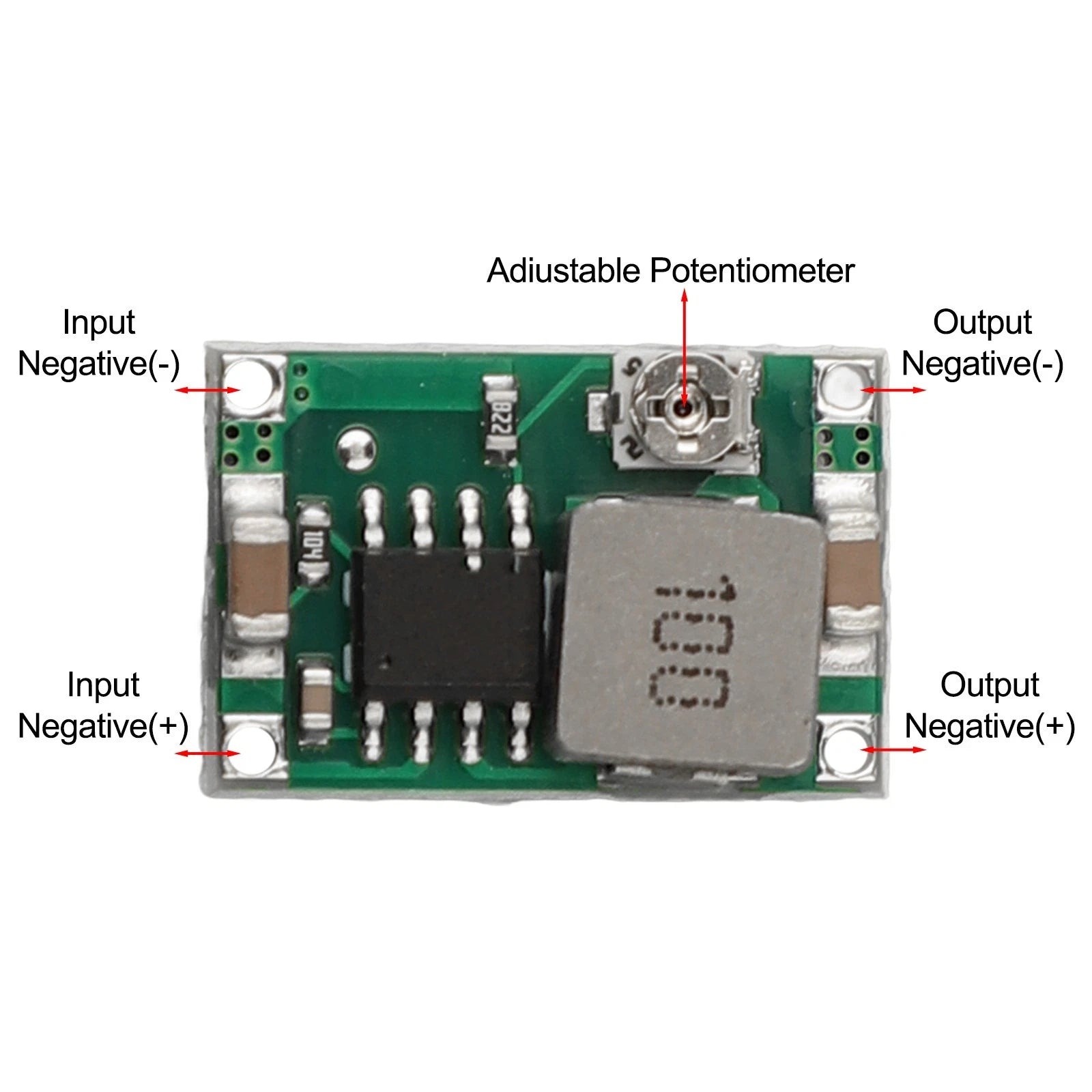 Pack of 20 Adjustable Voltage Converters for Microcontrollers and LEDs