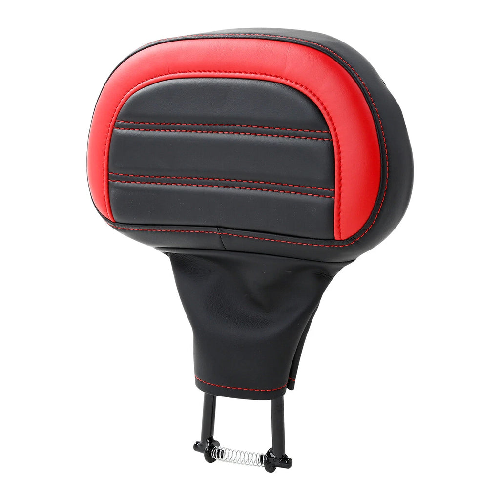 Backrest Pad for Harley Touring Electra Glide (1988–2023) Black Red