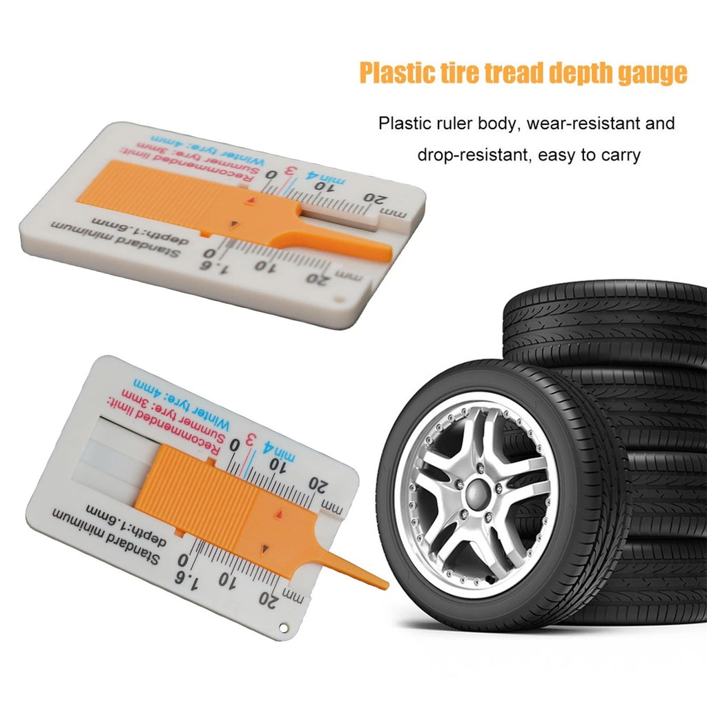 Tire Tread Depth Gauge for Universal Use (0-20mm)