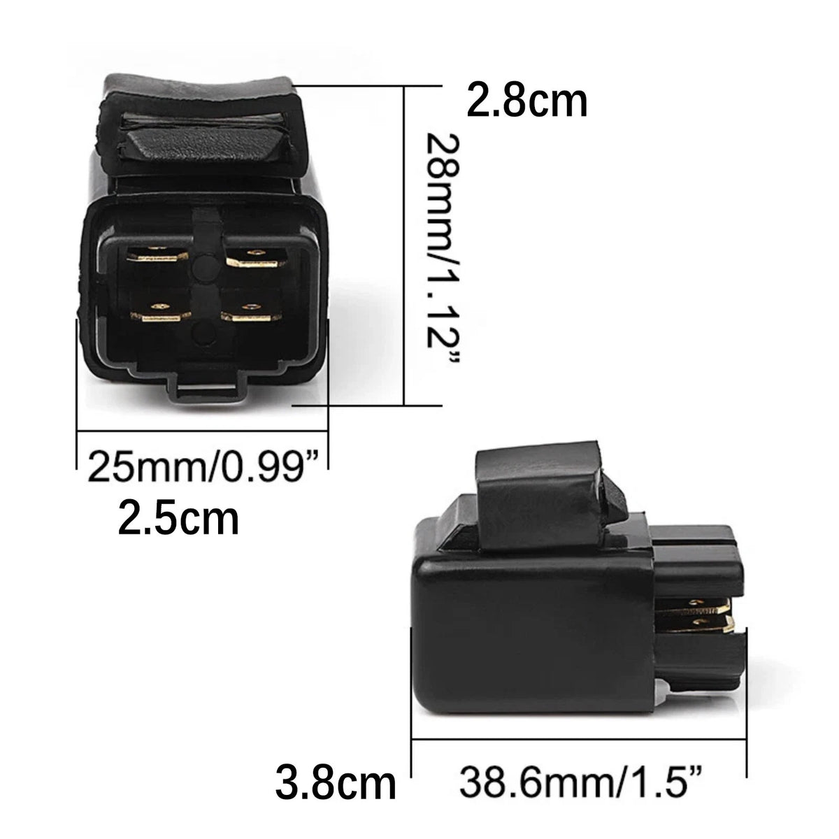 2X Relay for Suzuki/Polaris/Kawasaki (Multi-model Compatibility) 38740-39A00