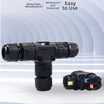 3-Core Waterproof Electrical Connector P20T for Various Applications