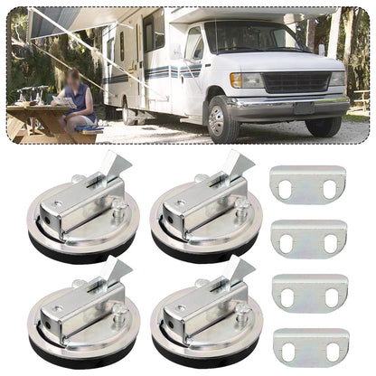 Latch for Marine Boat Hatches, Bait Wells, Cabinet Doors (Universal)