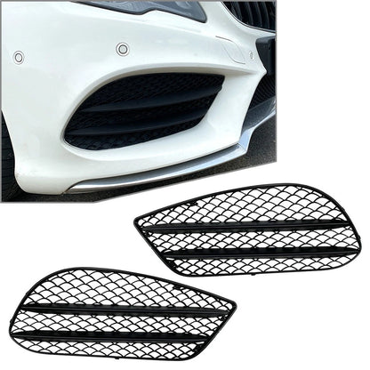 2pcs Front Bumper Fog Lamp Grille For Mercedes Benz E Class Coupe C207 2013