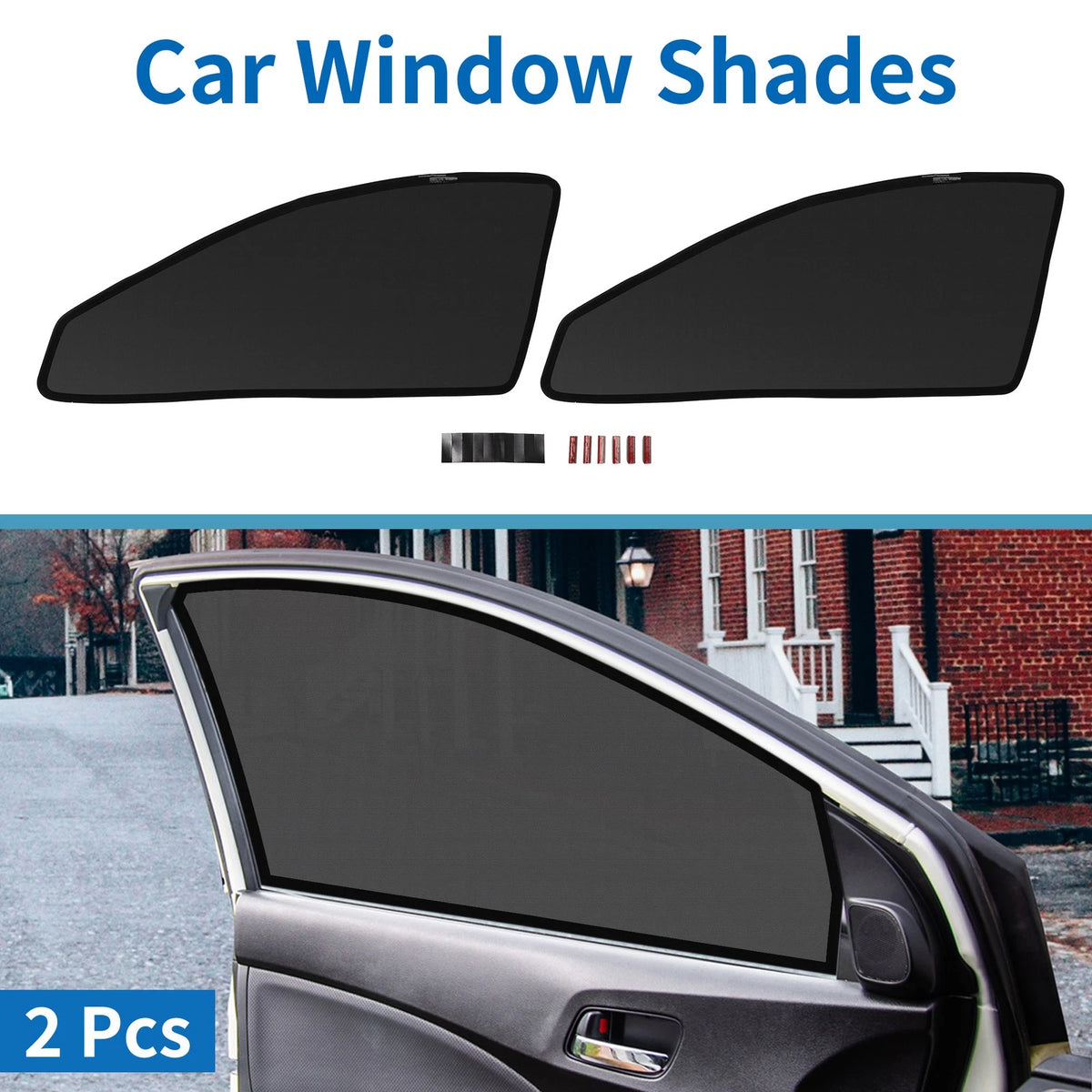 Car Window Cover Replacement for Toyota Harrier 60 Series Net Black (1969–1972)