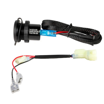 Dual USB 3.0 Fast Charger Socket for Honda CB500X CB400X (2013–2023)