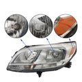 Halogen Headlight Left Driver for Chevy Malibu LS (2013–2016)
