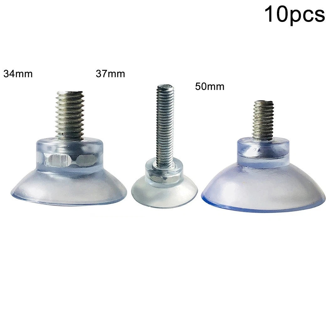 Set of 4 Rubber Suction Hooks for Automotive Accessories