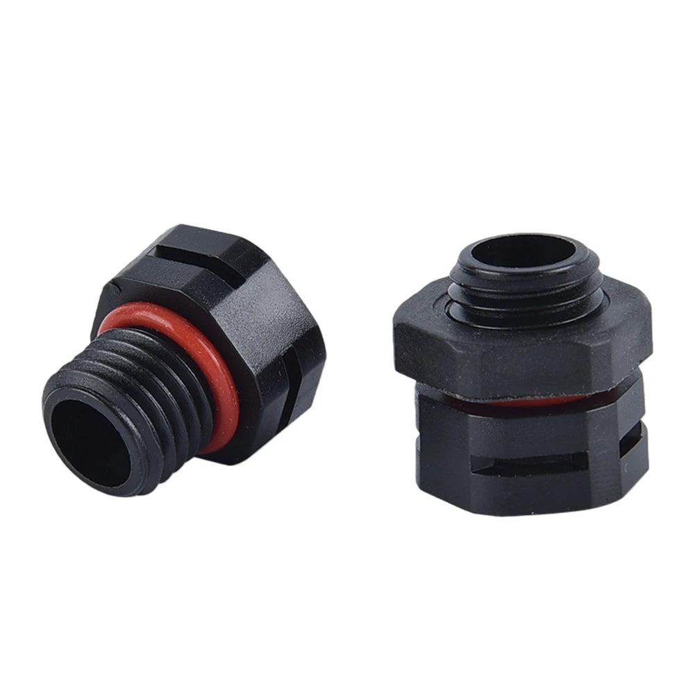 10X Plastic Vent Valves for Outdoor Security Lighting with Nuts