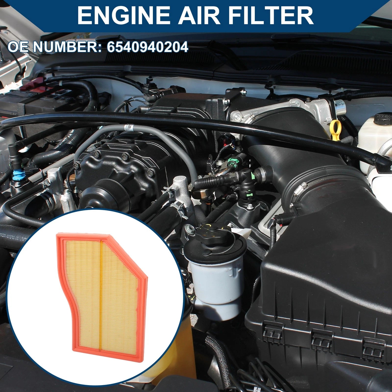 Engine Air Filter Replacement for Mercedes-Benz GLB200d GLB247 (2019–2024)