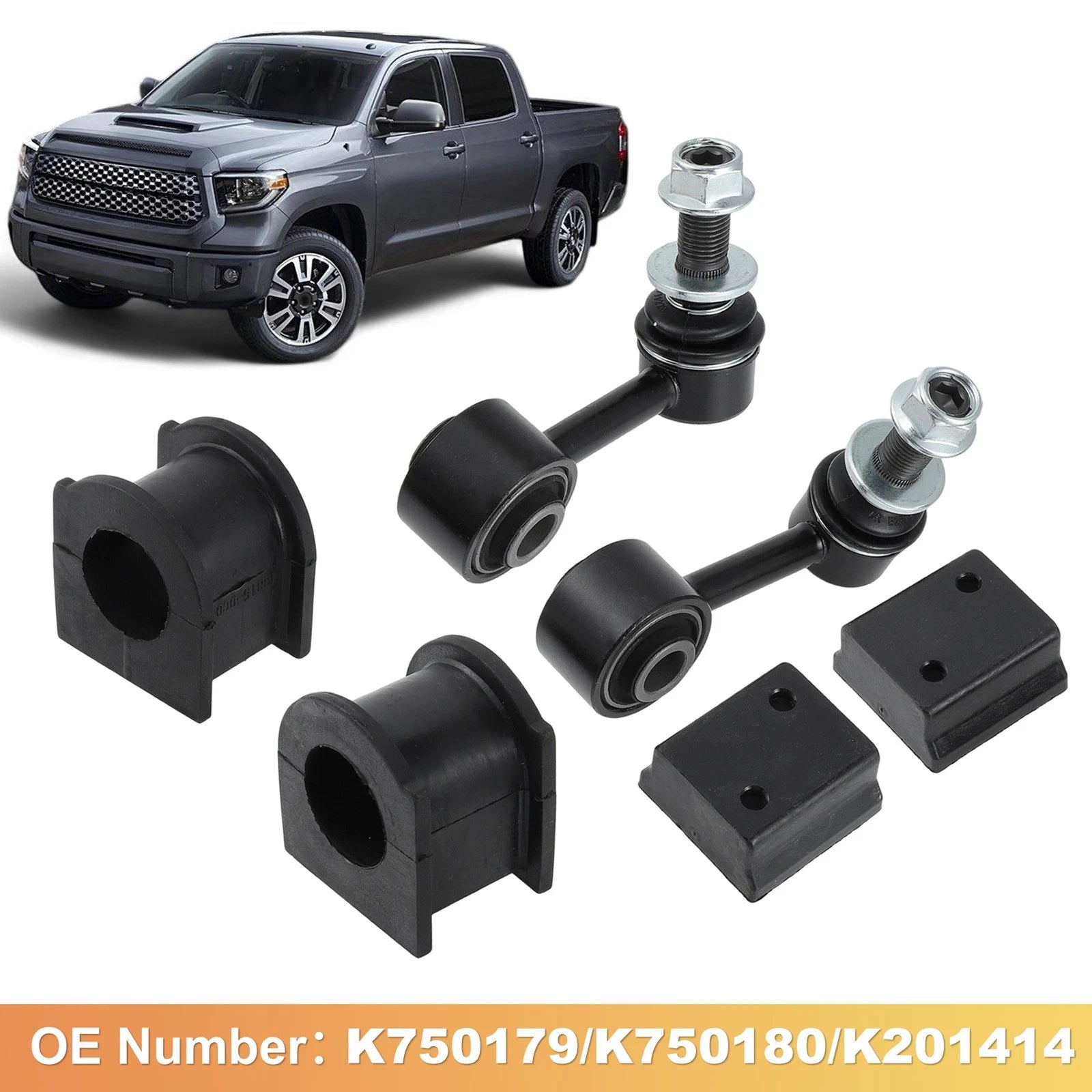 Front Sway Bar Link Bushing Kit for Toyota Tundra Sequoia (2008–2022)