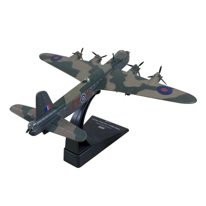 1/144 Diecast Alloy WWII Short Sterling MK.III Bomber Model Display