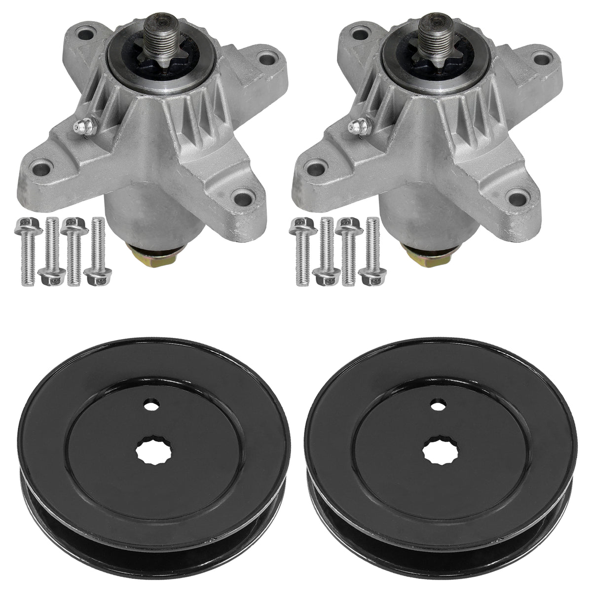Deck Spindle with Pulley 38 inch for MTD White Outdoor LT13 (2013–2013)